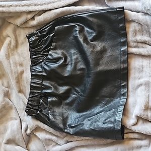 Leather Pencil Skirt